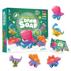 Dr. Daz-Kit dinausaures jouet fabrication savonenfants – fidget savon dino toys，3D jouets de bain，activite manuelle enfant