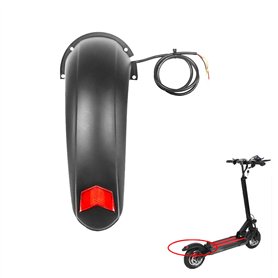 Fututech Garde-Boue Arrière et Feu Arrière pour Kugoo M4 Support Blocage de l'eau pour Scooter Electrique Pièces de Rechange Tro