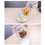Panier à Frire pour Casserole Acier Inoxydable Pliable en Multi-Fonctions Friteuse Ronde Passoire pour Frites Pommes de Terre Fr