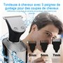 Rasoir Electriques Hommes, 5 in 1 Rasoirs à Têtes Rotatives, IPX7 Étanche Rasoir Electriques Rechargeable USB et tondeuse nez Av