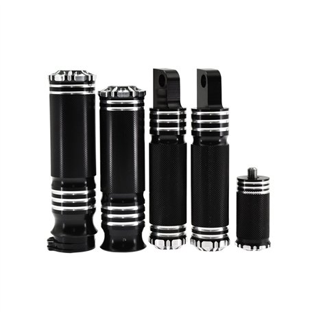 HDBUBALUS moto 1 "25mm poignées de guidon guidon avec repose-pied manette de vitesse Peg Fit pour Harley