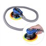 Polisseuse Pneumatique, 10 000RPM Pneumatique De Ponceuse d'Orbite avec Plateau de Ponçage Diamètre 150 mm pour Polissage Meulag