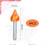 LOPOTIN 4pcs Flammes Olympiques Torche Gonflable pour Enfant Adulte Jouet des Jeux Olympiques Kit Décoration Gonfle pour Compéti