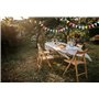 Leeyunbee Lot de 4 guirlandes de fanions d'extérieur - 16 m - 48 drapeaux - Résistant aux intempéries - Guirlande arc-en-ciel - 