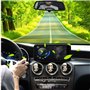 ZYEKIU 3 PCS Diffuseur De Voiture Résine Squelette Clip de Ventilation Diffuseur de Voiture Crâne Voiture Skull Désodorisant ave