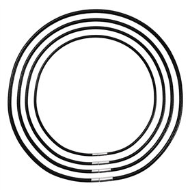 Guyode 4 Pièces Cordon Collier Cuir pour Pendentif