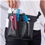 PEALOVCOM Sac à Ciseaux Coiffure en Cuir Pochette Ceinture pour Ciseaux Coiffure Sac de Rangement Coiffeur Etui Ciseaux Coiffure