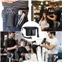 PEALOVCOM Sac à Ciseaux Coiffure en Cuir Pochette Ceinture pour Ciseaux Coiffure Sac de Rangement Coiffeur Etui Ciseaux Coiffure
