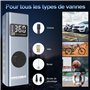 HYCHIKA 12V 6000mAh Gonfleur Pneus Voiture Gonfleur Electrique Pompe a Velo 150PSI avec Écran L