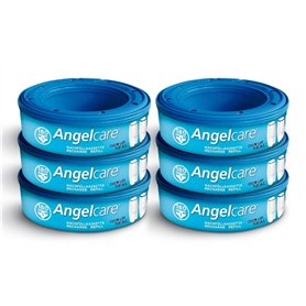 Angelcare Recharges sacs-poubelle pour poubelle couches - Lot de 6