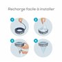 Angelcare - Dress Up - Recharges Octogonales pour Poubelle à Couche Dress Up/Essential - Anti Odeurs Et Grande Capacité - Lot de