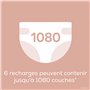 Angelcare - Dress Up - Recharges Octogonales pour Poubelle à Couche Dress Up/Essential - Anti Odeurs Et Grande Capacité - Lot de