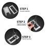 8 Pièces Support de Présentation Réglables, Supports de Plaque Affichage en Plastique Transparent, Support Assiette Decorative, 