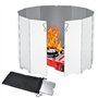 HEKOBAG Pare-Vent Pliable Aluminium