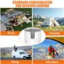 HEKOBAG Pare-Vent Pliable Aluminium, 12 Plaques Aluminium Pliable, Pare Vent Pliable pour Réchaud de Camping, Pare Vent pour Rec