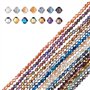 AHANDMAKER 1400 pièces 14 Couleurs Perles en Verre Galvanisées