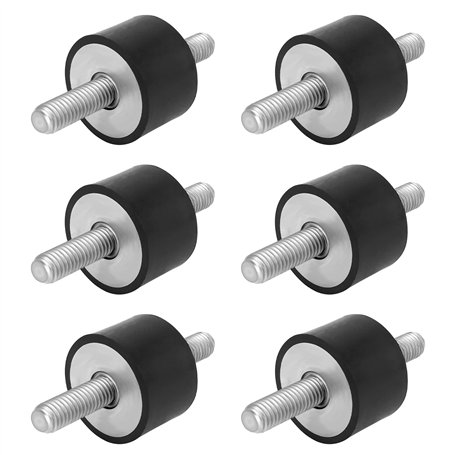 Boisbresil 6PCS Silent Bloc Caoutchouc