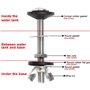 ZACUDA 2 PCS Kits de Boulon de Réservoir de Toilette Fixation Réservoir WC Boulons de Réservoir de Chasse d'Eau Boulons de Réser