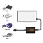 Convertisseur N64 en HD - Câble adaptateur Sfc HD Convertisseur vidéo N64 HD,Adaptateur N64 HD, convertisseur Hdtv, convertisseu
