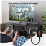 Convertisseur N64 en HD - Câble adaptateur Sfc HD Convertisseur vidéo N64 HD,Adaptateur N64 HD, convertisseur Hdtv, convertisseu