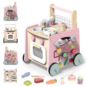 Trotteur Bébé en Bois
