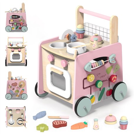 Trotteur Bébé en Bois