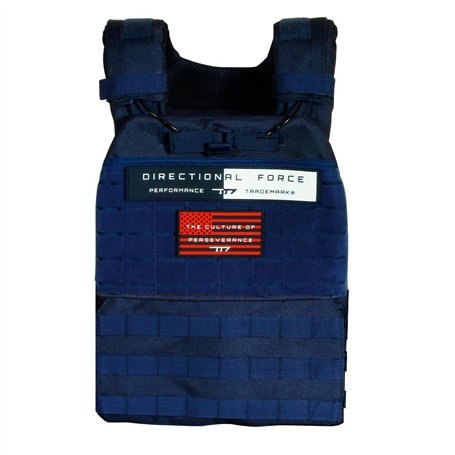 Directional Force | Gilet lesté Centurion | Équipement d'entraînement | Vêtements et produits de performance (bleu)