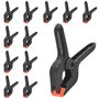 SLTAXAR 12 PCS Pince à Ressort Plastique 4 Pouces Pince Bricolage Serrage Pince Toile Fond Photo Pince Serrage Plastique Pince B