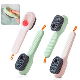 Lot de 4 Brosses Nettoyage Multifonctions avec Poils Souples