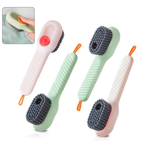 Lot de 4 Brosses Nettoyage Multifonctions avec Poils Souples