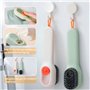 Lot de 4 Brosses Nettoyage Multifonctions avec Poils Souples, Brosses Souples pour Vêtements, Chaussures, Salle de Bain
