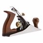 Amazon Basics No.4 Rabot de lissage à main, universel et réglable - Lame de 50.8 mm et poignée en bois pour le travail de précis