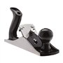 Amazon Basics No.4 Rabot à main universel réglable - Lame de 50.8 mm et poignée en plastique pour le travail de précision du boi