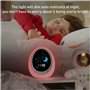 ANNNGUL Reveil Enfant éducatif Jour Nuit, Réveil Enfant Entraîneur de Sommeil pour Enfants avec Soleil Lune Minuterie Veilleuse 