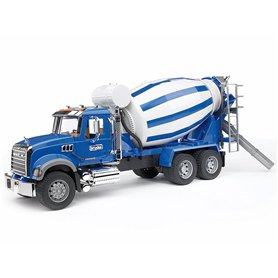bruder 02814 - Camion malaxeur à béton Mack Granite - 1:16 malaxeur à béton
