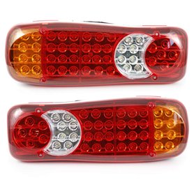VNVISLS 2x feux arrière à LED 12V usage universelle