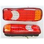 VNVISLS 2x feux arrière à LED 12V usage universelle, convient aux camions remorques bennes camions