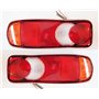 VNVIS 2 feux arrières lampe pour camion, benne basculante, tracteur, remorque, châssis - ampoules universelles fonctionnant en 1