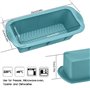 Moules Rectangulaire Antiadhésif pour Gateaux Pâtisserie Cuisson Bricolage Pât