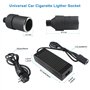 BYGD Adaptateur 12v 220v 10A 120W, Adaptateur 220v 12v Allume Cigare Convertisseur Prise Allume-Cigare de Voiture Adaptateur d'a
