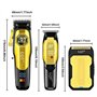Tondeuse à cheveux professionnelle pour homme - Tondeuse électrique et rasoir - Tondeuse à barbe sans fil 3 en 1 avec lame en T 
