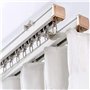 CAILI 20 Pcs Rouleaux de Rail de Rideaux,Plastique Twin à roulettes Transporteurs Rail Coulissant Glider, Poulie silencieuse pou