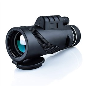 WANGQI Jumelles monoculaires BAK4 80 x 100 zoom optique HD haute puissance faible niveau de lumière vision nocturne monoculaire
