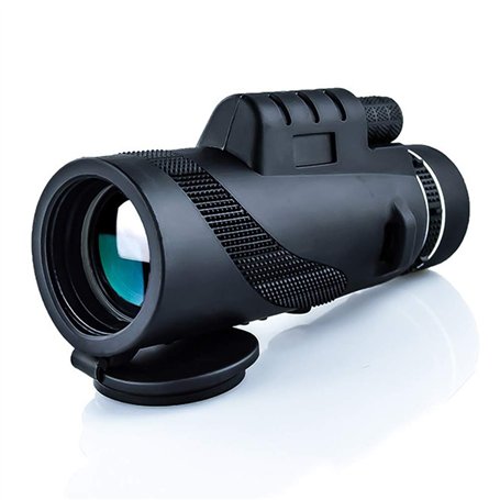 WANGQI Jumelles monoculaires BAK4 80 x 100 zoom optique HD haute puissance faible niveau de lumière vision nocturne monoculaire