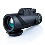 WANGQI Jumelles monoculaires BAK4 80 x 100 zoom optique HD haute puissance faible niveau de lumière vision nocturne monoculaire