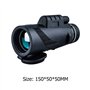 WANGQI Jumelles monoculaires BAK4 80 x 100 zoom optique HD haute puissance faible niveau de lumière vision nocturne monoculaire 