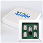 Stylineedle Lot de 5 Aiguilles pour Tourne-Disque avec 1 Cartouche pour Phonographe LP Platine Tourne-Disque Diamant Stylet de R