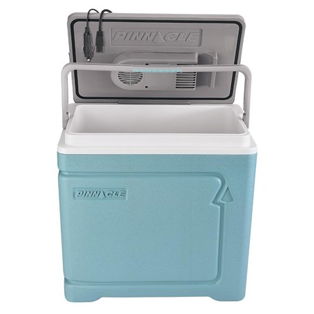 Pinnacle Thermoware Glacière électrique – Grand refroidisseur portable de 30 L pour boissons chaudes et froides et aliments – 12