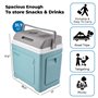 Pinnacle Thermoware Glacière électrique – Grand refroidisseur portable de 30 L pour boissons chaudes et froides et aliments – 12