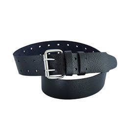 BBI Ceinture à outils professionnelle en cuir robuste Noir 5